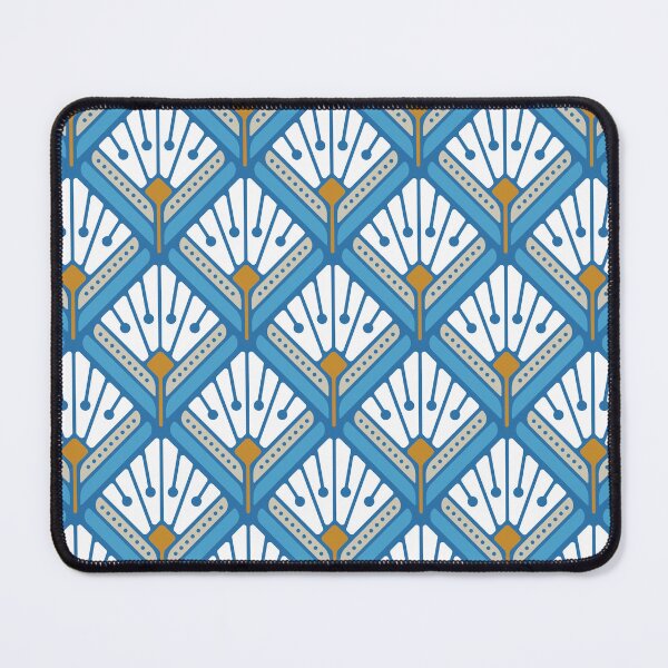Item preview, KF 0037 F - Retro Vintage Square Flowers Minimalist 70s Modern Geometric Floral Pattern designed and sold by KhakiFinch.