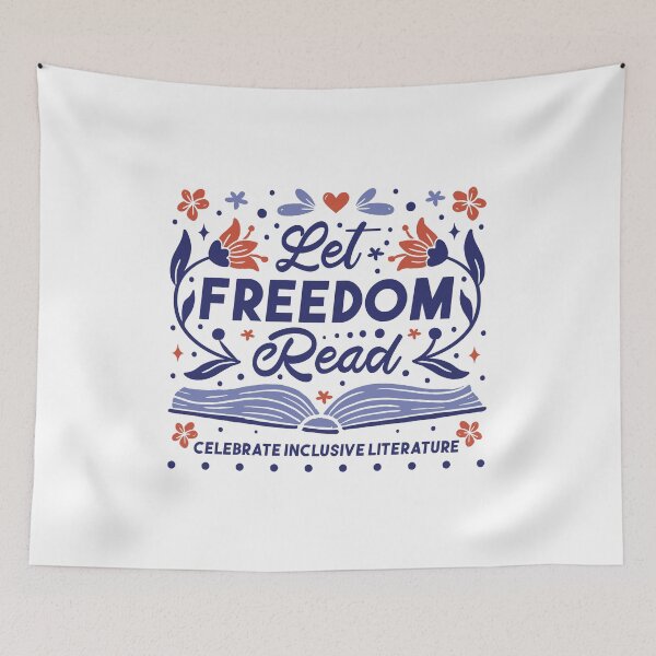 Item preview, Let Freedom Read Banned Books Lover Librarian designed and sold by Designer-Girl.