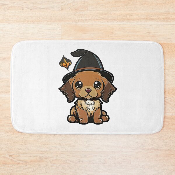 Item preview, Cute Puppy in a Wizard Hat | Whimsical Pet Art designed and sold by AdventurerPack.
