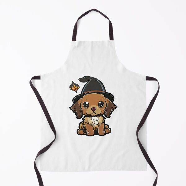 Item preview, Cute Puppy in a Wizard Hat | Whimsical Pet Art designed and sold by AdventurerPack.