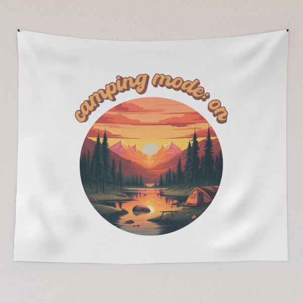 Item preview, Camping mode: on designed and sold by MyMerryMary.