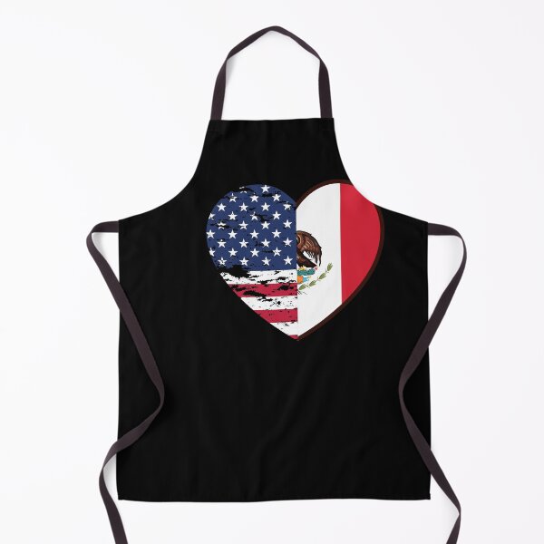 Item preview, Half American Half Mexican Heart, USA Flag Mexico designed and sold by Quicker-Shop.