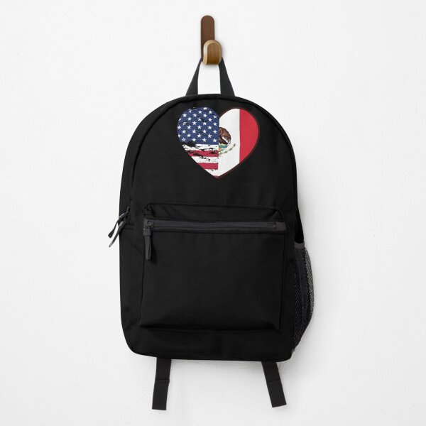 Item preview, Half American Half Mexican Heart, USA Flag Mexico designed and sold by Quicker-Shop.