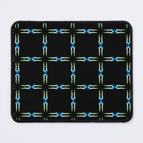 Item preview, Green and blue crosses pattern designed and sold by Meo Design.