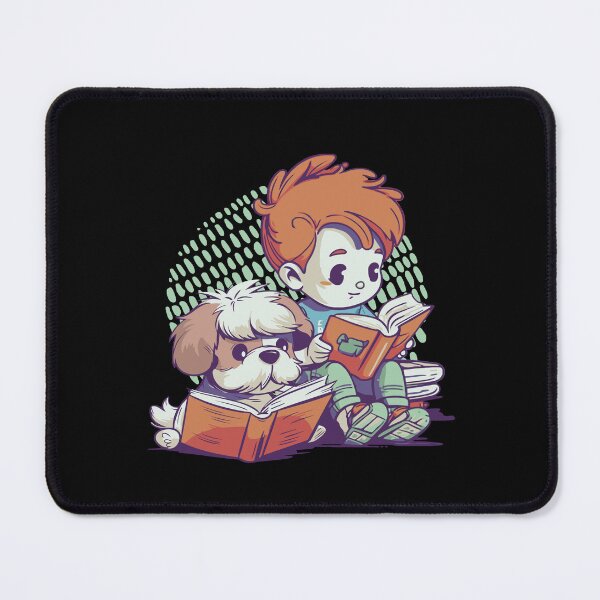 Item preview, Even My Dog Loves Reading Books It’s Therapeutic | Book Therapy | Book World | Dogs | Man’s Best Friend designed and sold by MJDezigns.