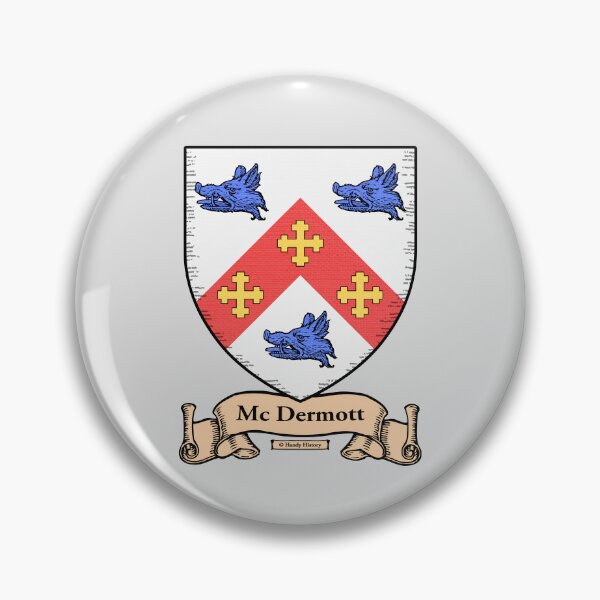 Item preview, MC DERMOTT - Coat of Arms - Family Crest designed and sold by HandyHistory.