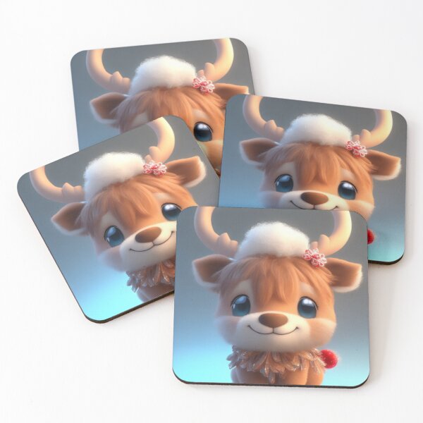 Item preview, Santa's Reindeer Chibi designed and sold by Rothnaric.