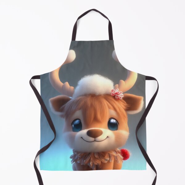 Item preview, Santa's Reindeer Chibi designed and sold by Rothnaric.