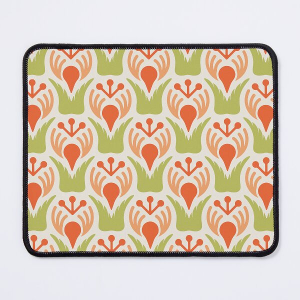 Item preview, KF 0038 H - Retro Vintage Flowers Minimalist 70s Modern Geometric Floral Pattern designed and sold by KhakiFinch.