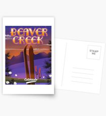 Beaver Creek Ski Colorado Postcards