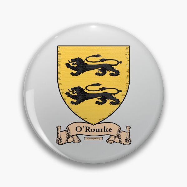 Item preview, O'ROURKE - Coat of Arms - Family Crest designed and sold by HandyHistory.