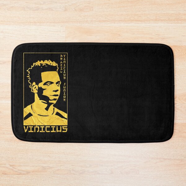Item preview, Vinicius Junior Vini Jr. Golden Style Portrait art illustration designed and sold by 442workshop.