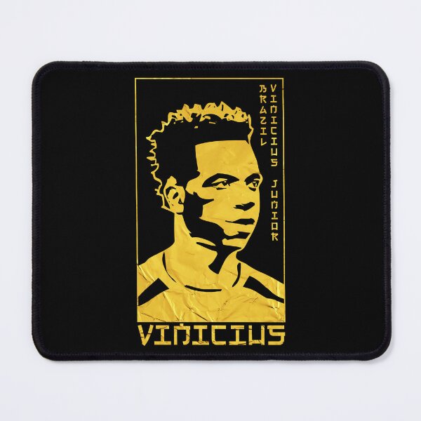 Item preview, Vinicius Junior Vini Jr. Golden Style Portrait art illustration designed and sold by 442workshop.