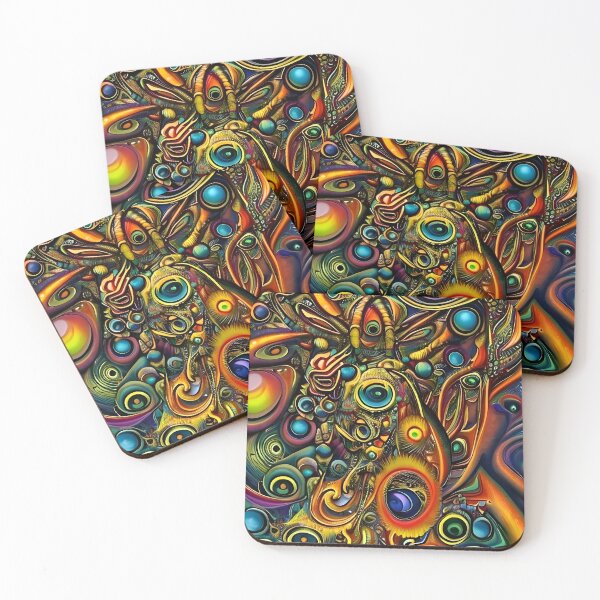 Item preview, An abstract picture with peacock eyes designed and sold by Zolongano.