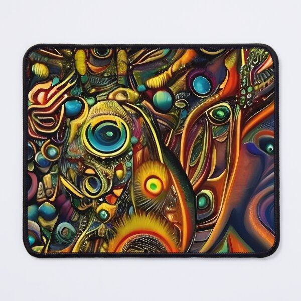 Item preview, An abstract picture with peacock eyes designed and sold by Zolongano.
