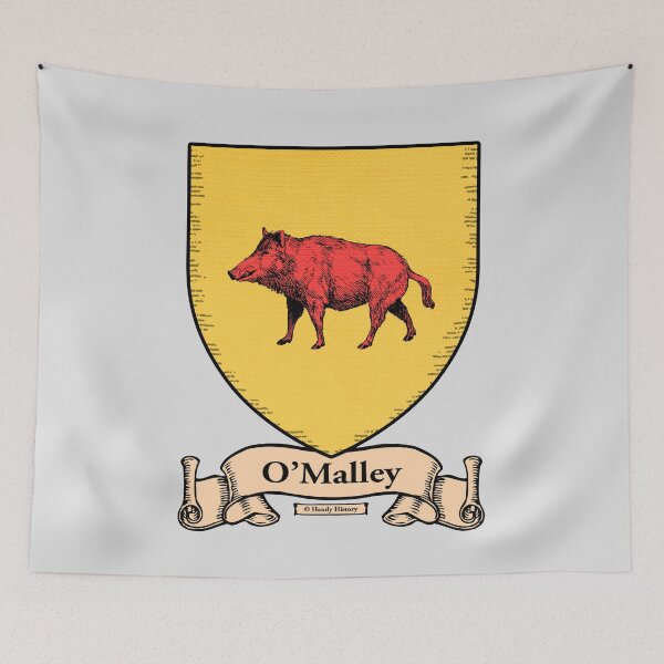 Item preview, O'MALLEY - Coat of Arms - Family Crest designed and sold by HandyHistory.