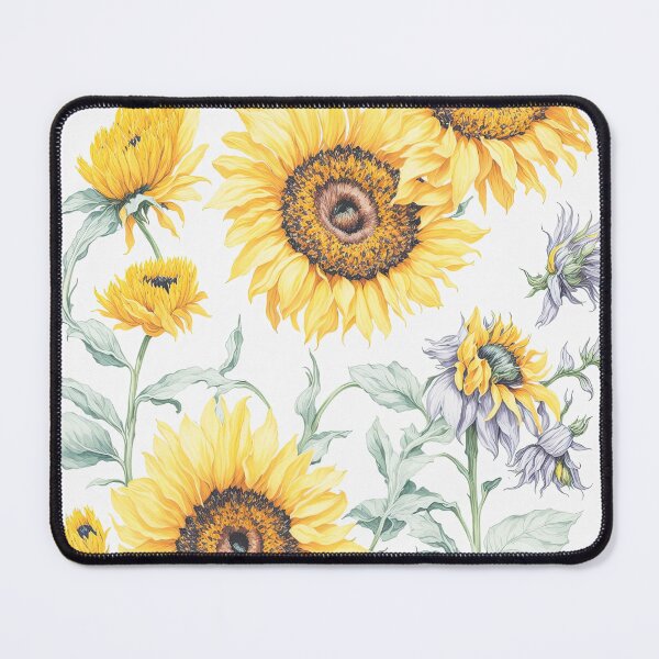 Item preview, Yellow sunny sunflowers illustration designed and sold by ArtyBuys.