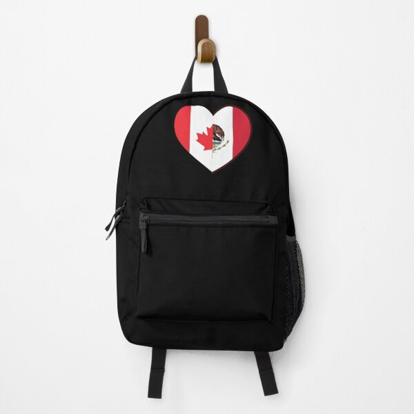 Item preview, Half Canadian Half Mexican Heart, USA Flag Canada designed and sold by Quicker-Shop.