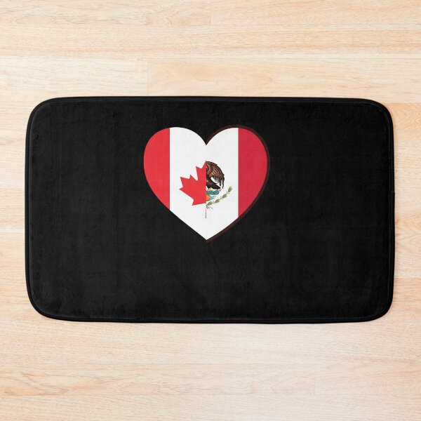 Item preview, Half Canadian Half Mexican Heart, USA Flag Canada designed and sold by Quicker-Shop.