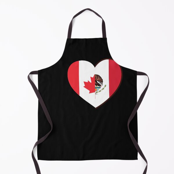 Item preview, Half Canadian Half Mexican Heart, USA Flag Canada designed and sold by Quicker-Shop.