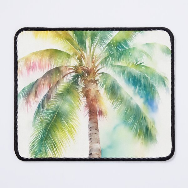 Item preview, Prismatic watercolor palm tree illustration designed and sold by ArtyBuys.