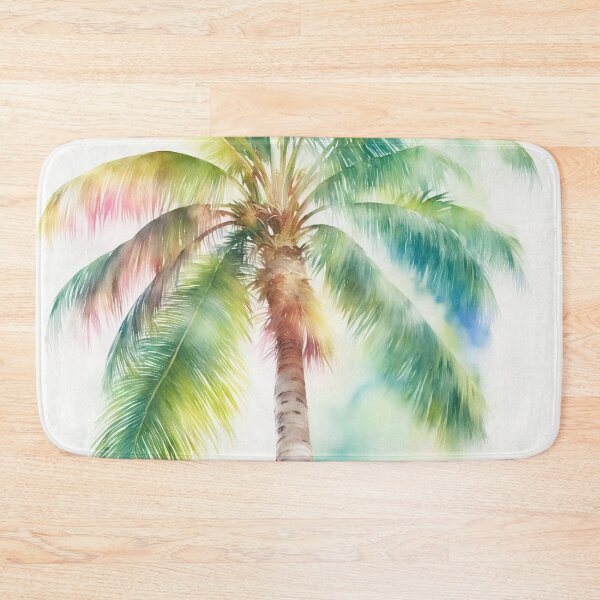 Item preview, Prismatic watercolor palm tree illustration designed and sold by ArtyBuys.