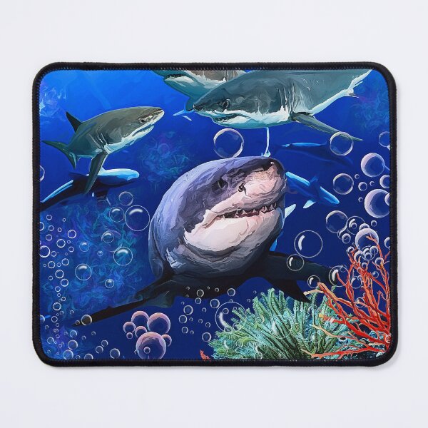 Item preview, Great White Frenzy designed and sold by Tripp Art Studio.
