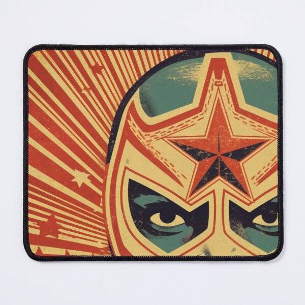 Item preview, Rebellion in Ink: Shepard Fairey Inspired Mexican Wrestling Mask designed and sold by lg whittaker.