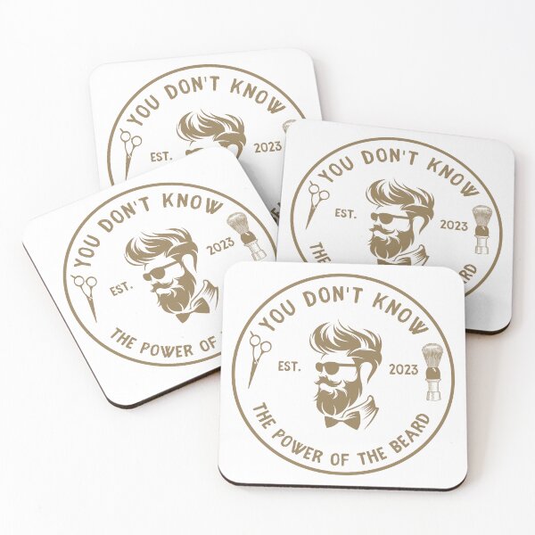Item preview, Vintage Barber Beard Joke Funny Quote - You don't know the power of the beard designed and sold by Vintage-TM.