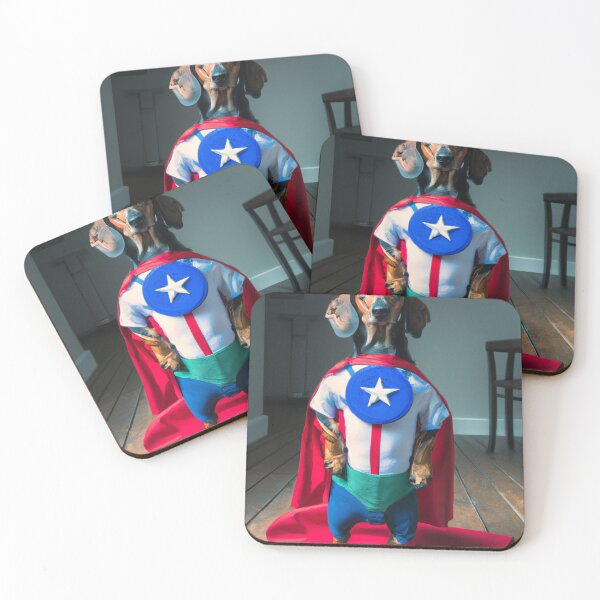 Item preview, Dachshund Superhero #34 designed and sold by DachshundClub.