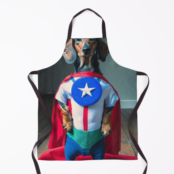 Item preview, Dachshund Superhero #34 designed and sold by DachshundClub.
