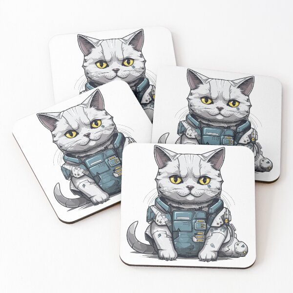 Item preview, High-Tech Design for British Shorthair Cats - Innovative and designed and sold by DooodleGod.
