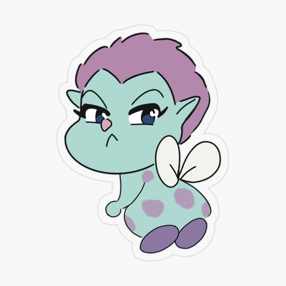 Bibble Eating a Cupcake  Sticker for Sale by SugarMagnoliaXO