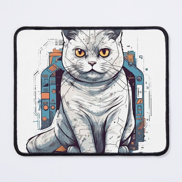 Item preview, High-Tech Design for British Shorthair Cats - Innovative and designed and sold by DooodleGod.