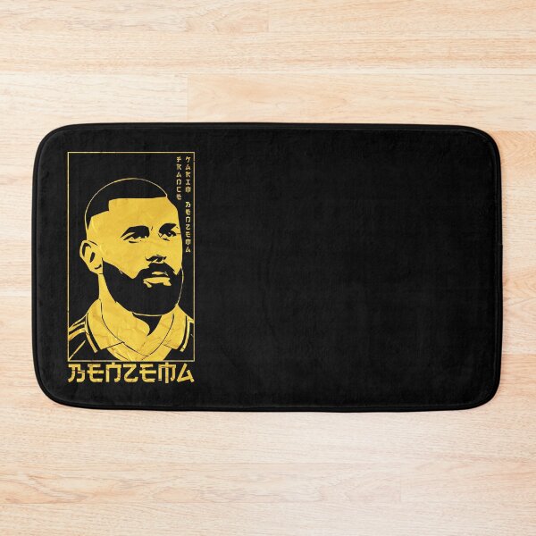 Item preview, Karim Benzema Golden Style Portrait art illustration designed and sold by 442workshop.