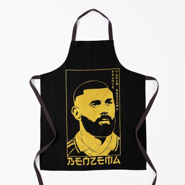 Item preview, Karim Benzema Golden Style Portrait art illustration designed and sold by 442workshop.