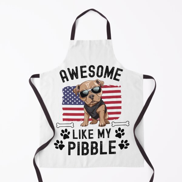 Item preview, Awesome Like My Pibble USA Flag Pitbull Dog Breed July 4th Funny designed and sold by elvisg03.