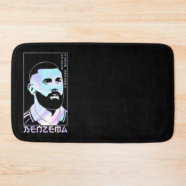 Item preview, Karim Benzema holographic Style Portrait art illustration designed and sold by 442workshop.