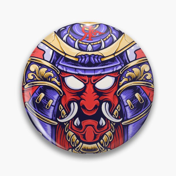 Item preview, ROGUE RED JAPANESE SAMURAI ONI TATTOO ART designed and sold by Rogueclothes.