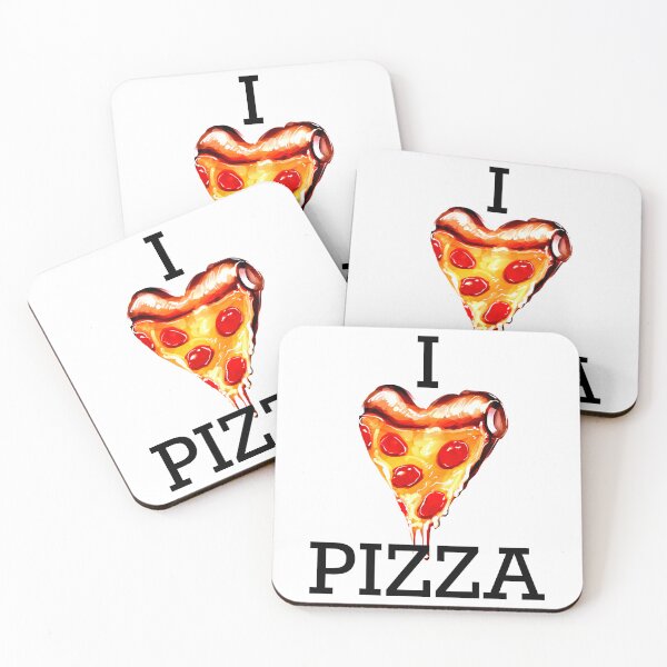 Item preview, I Love Pizza - I heart pizza - I pizza pizza designed and sold by MasterpieceArt.