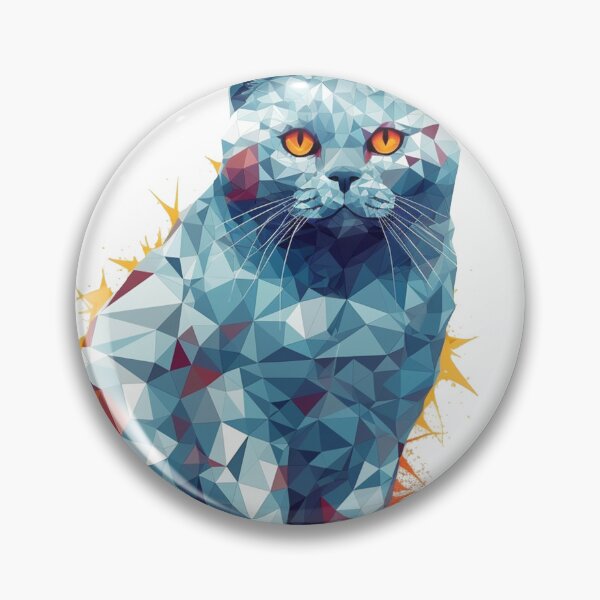 Artikelvorschau, British Shorthair Art - Modern Feline - Silhouette Designs With Angular Creativity entworfen und verkauft von DooodleGod.
