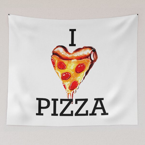 Item preview, I Love Pizza - I heart pizza - I pizza pizza designed and sold by MasterpieceArt.