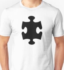 Black puzzle piece Unisex T-Shirt