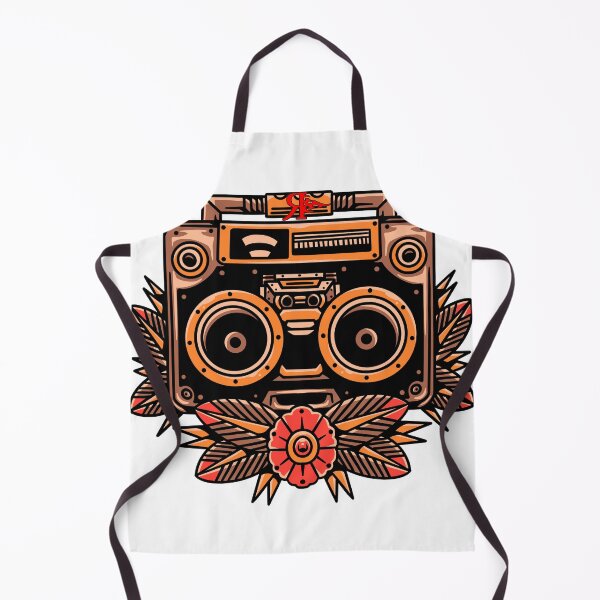 Item preview, ROGUE RETRO BOOM BOX TATTOO ART designed and sold by Rogueclothes.
