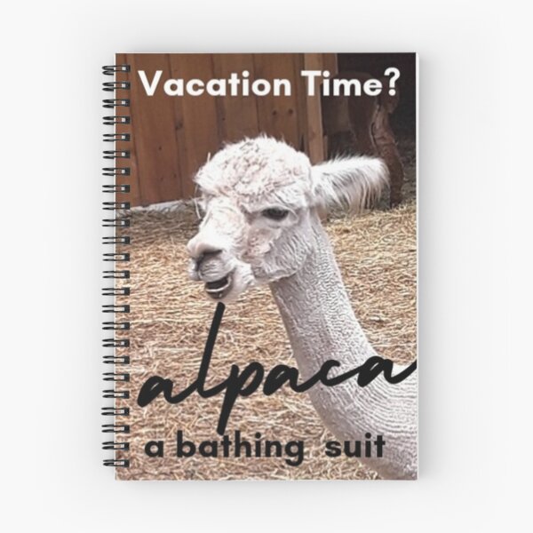Item preview, Vacation Alpaca Pun designed and sold by IvaRenee.
