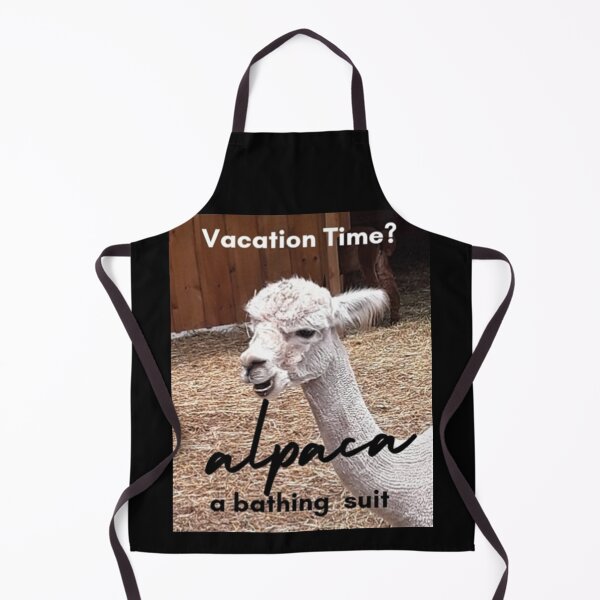 Item preview, Vacation Alpaca Pun designed and sold by IvaRenee.