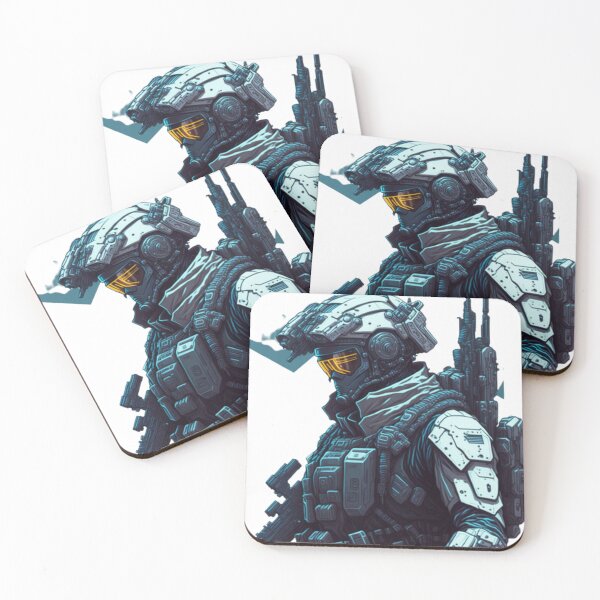 Item preview, Futuristic Soldier - Sci-Fi  designed and sold by aiprintiq.
