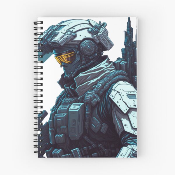 Item preview, Futuristic Soldier - Sci-Fi  designed and sold by aiprintiq.