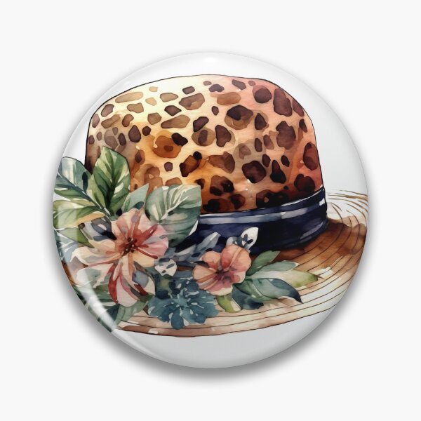 Item preview, Floral Hat Clipart, Flower Headwear Art, Blooming Hat, Garden Cap, Petal Hat, Rosy Headwear, Watercolor Paint Cozy designed and sold by CoolorPaint.