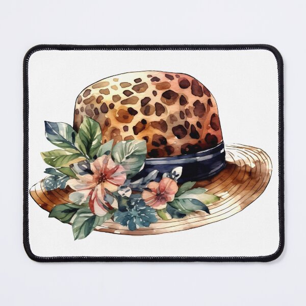 Item preview, Floral Hat Clipart, Flower Headwear Art, Blooming Hat, Garden Cap, Petal Hat, Rosy Headwear, Watercolor Paint Cozy designed and sold by CoolorPaint.